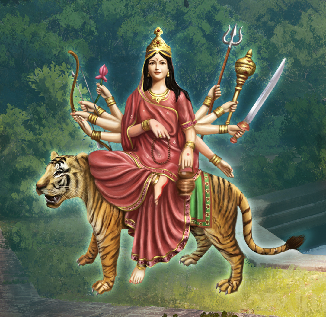 आज नवरात्रको तेस्रो दिन, चन्द्रघण्टा देवीको पूजा आराधना गरिँदै