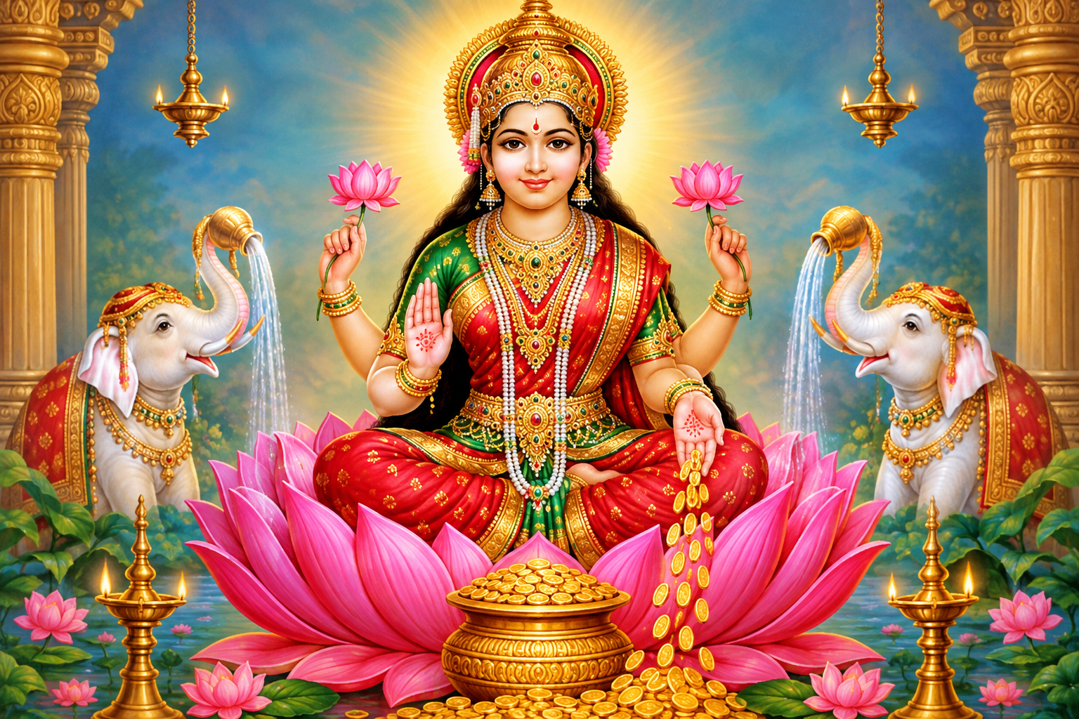 बडा दसैँको अन्तिम दिनः धनधान्यकी देवी महालक्ष्मीको पूजा आराधना गरिँदै