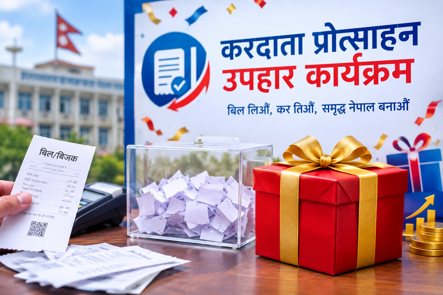 करदाता प्रोत्साहन कार्यक्रमको बम्पर उपहार घोषणा