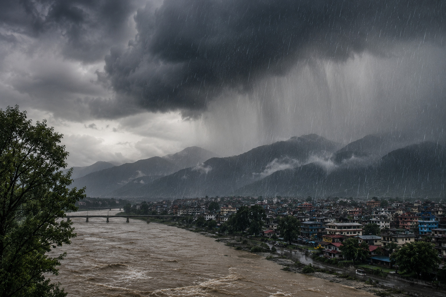देशभर मनसुनी प्रभाव, कोशीमा भारी वर्षाको सम्भावना